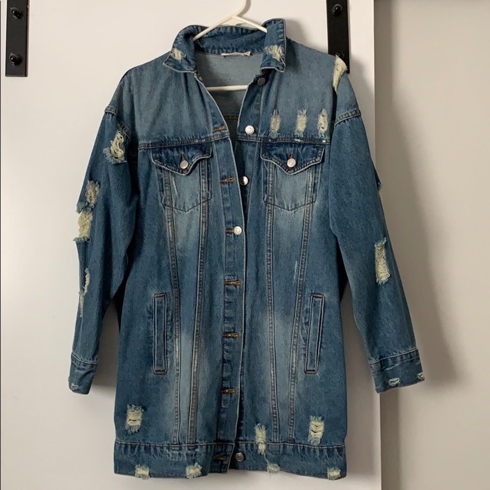 Distressted Jean jacket